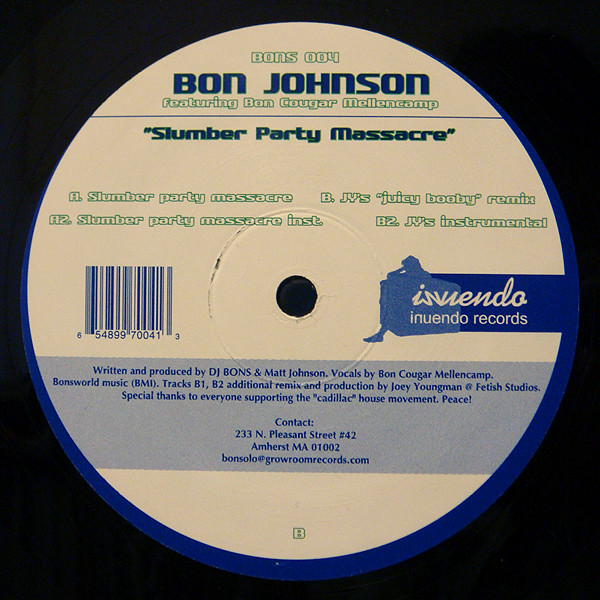 Bon Johnson - Slumber Party Massacre | Inuendo (BONS004) - 2