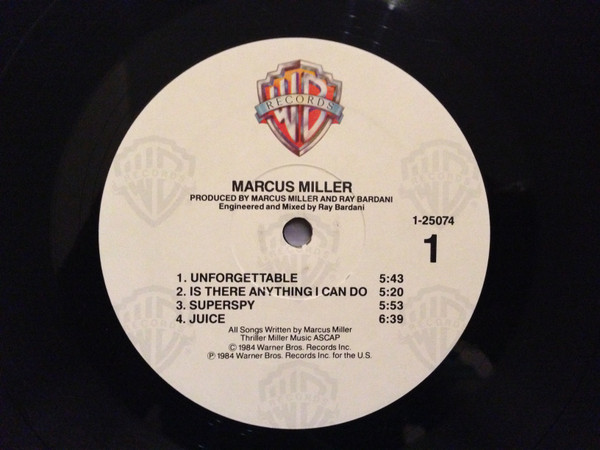 Marcus Miller - Marcus Miller | Warner Bros. Records (9 25074-1) - 3 Marcus Miller - Marcus Miller | Warner Bros. Records (9 25074-1) - 3