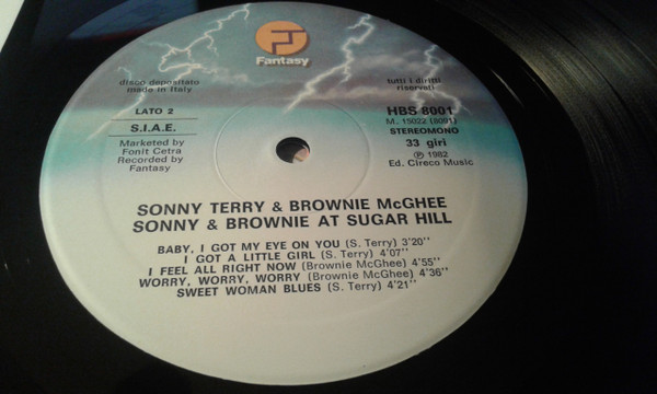 Sonny Terry & Brownie McGhee - At Sugar Hill | Fantasy (HBS 8001) - 2 Sonny Terry & Brownie McGhee - At Sugar Hill | Fantasy (HBS 8001) - 2