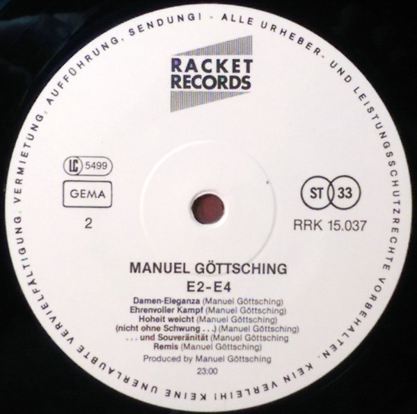 Manuel Göttsching - E2-E4 | Racket Records (RRK 15 037) - 4