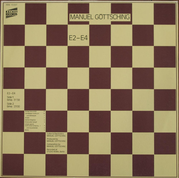 Manuel Göttsching - E2-E4 | Racket Records (RRK 15 037) - main