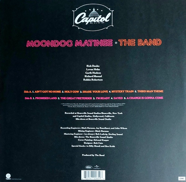 The Band - Moondog Matinee | Capitol Records (00602547206596) - 4 The Band - Moondog Matinee | Capitol Records (00602547206596) - 4