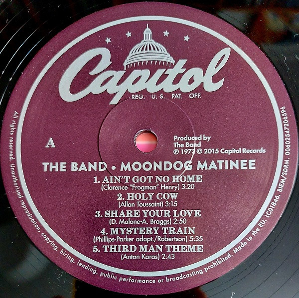 The Band - Moondog Matinee | Capitol Records (00602547206596) - 3 The Band - Moondog Matinee | Capitol Records (00602547206596) - 3