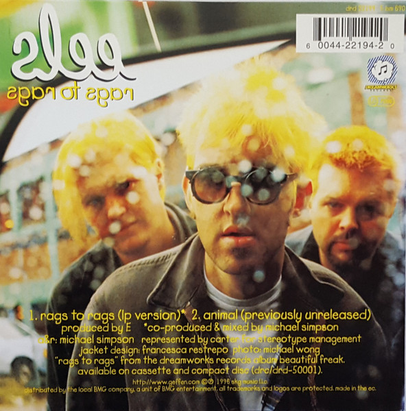 Eels - Rags To Rags | DreamWorks Records (DRD 22194) - 2