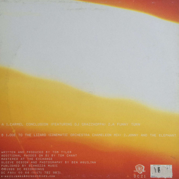 Tom Tyler - Carmel Conclusion | D.C. Recordings (DC21) - 2 Tom Tyler - Carmel Conclusion | D.C. Recordings (DC21) - 2