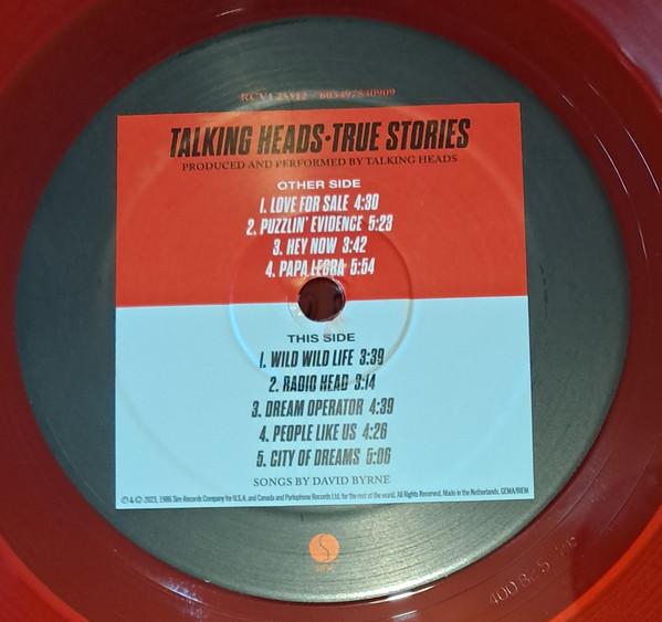 Talking Heads - True Stories | Sire (R1 25512) - 3