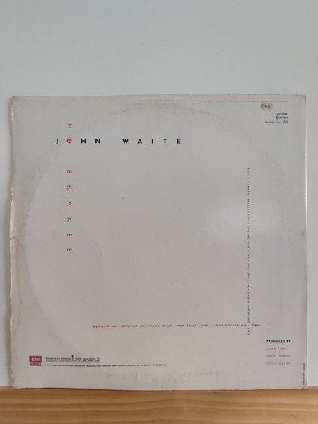 John Waite - No Brakes | EMI America (2401841) - 2