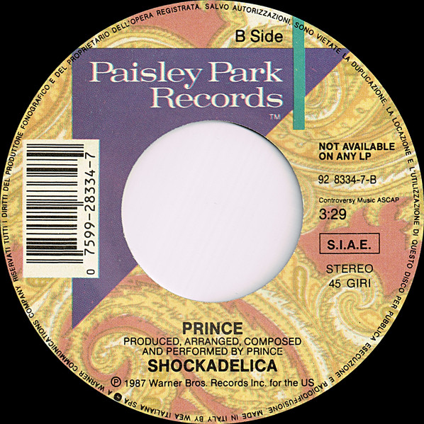 Prince - If I Was Your Girlfriend | Paisley Park (9 28334-7) - 4 Prince - If I Was Your Girlfriend | Paisley Park (9 28334-7) - 4
