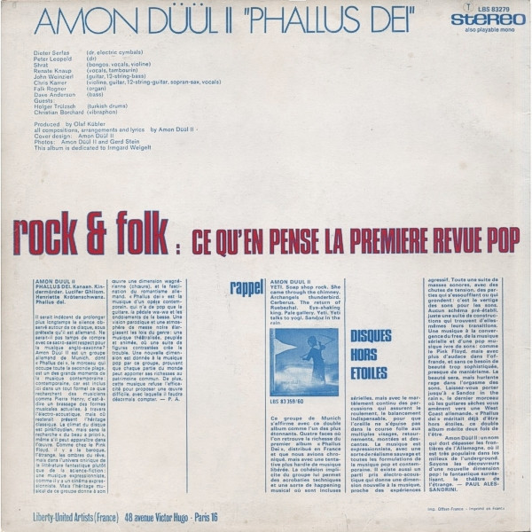 Amon Düül II - Phallus Dei | Liberty (LBS 83279) - 2 Amon Düül II - Phallus Dei | Liberty (LBS 83279) - 2