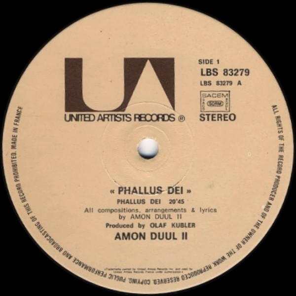Amon Düül II - Phallus Dei | Liberty (LBS 83279) - 3 Amon Düül II - Phallus Dei | Liberty (LBS 83279) - 3
