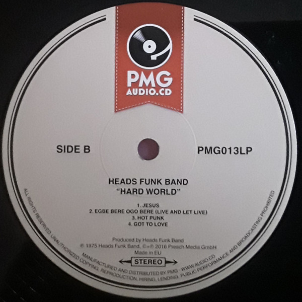 Heads Funk Band - Hard World | PMG (PMG013LP) - 4 Heads Funk Band - Hard World | PMG (PMG013LP) - 4
