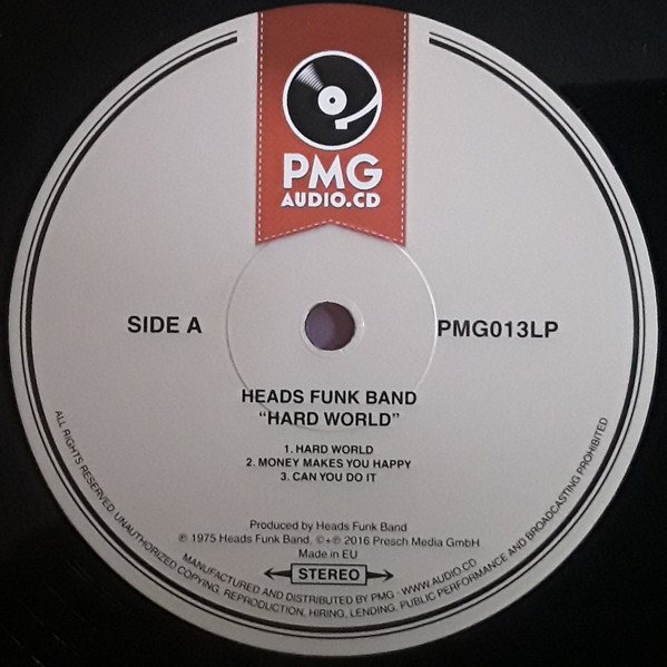 Heads Funk Band - Hard World | PMG (PMG013LP) - 3 Heads Funk Band - Hard World | PMG (PMG013LP) - 3