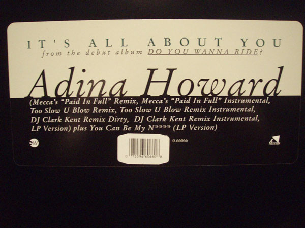 Adina Howard - It's All About You | EastWest (0-66066) - main