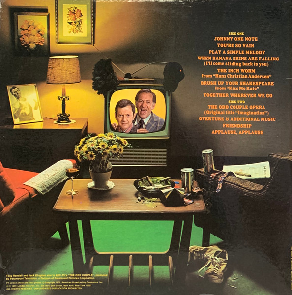 Tony Randall And Jack Klugman - The Odd Couple Sings | London Records (XPS 903) - 4