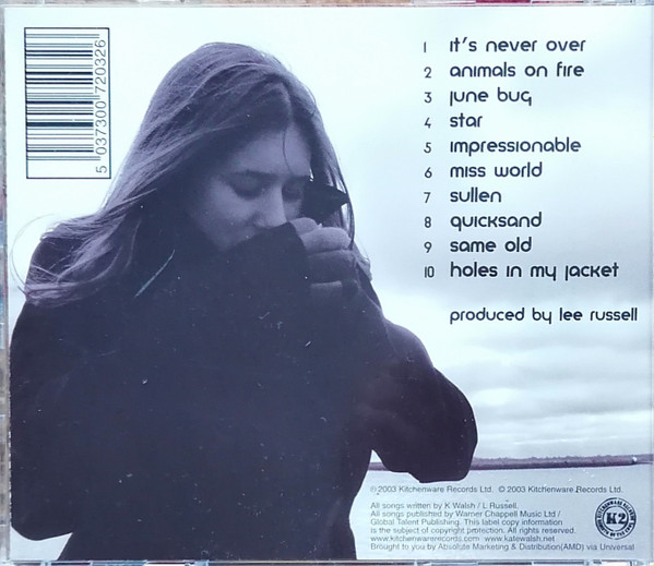 Kate Walsh - Clocktower Park | Kitchenware Records Ltd. (KWCD32) - 3 Kate Walsh - Clocktower Park | Kitchenware Records Ltd. (KWCD32) - 3