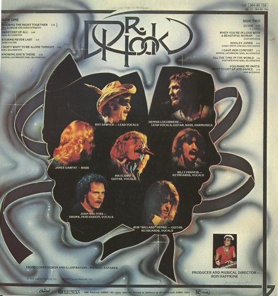 Dr. Hook - Pleasure & Pain | Capitol Records (1C 064-85759) - 2
