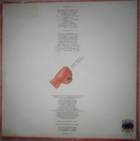 Nino D'Angelo - Forza, Campione | Vis Radio (LP IM 782) - 2 Nino D'Angelo - Forza, Campione | Vis Radio (LP IM 782) - 2