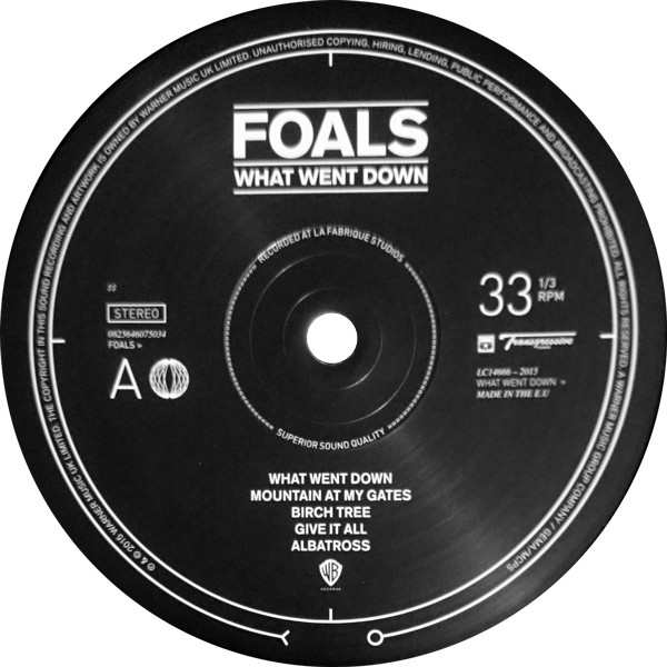 Foals - What Went Down | Transgressive Records (0825646075034) - 3 Foals - What Went Down | Transgressive Records (0825646075034) - 3