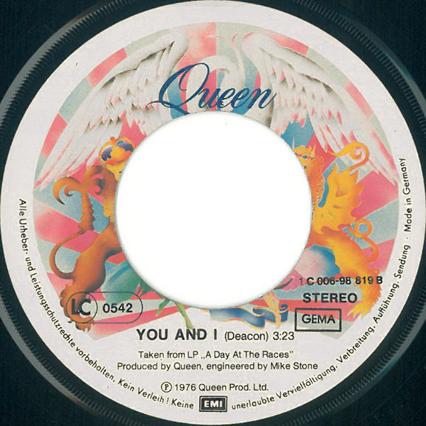Queen - Tie Your Mother Down | EMI (1C 006-98 819) - 4