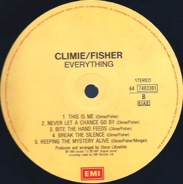 Climie Fisher - Everything | EMI (64 7483381) - 3 Climie Fisher - Everything | EMI (64 7483381) - 3