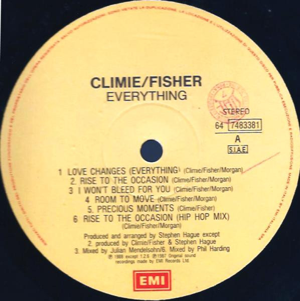 Climie Fisher - Everything | EMI (64 7483381) - 2 Climie Fisher - Everything | EMI (64 7483381) - 2