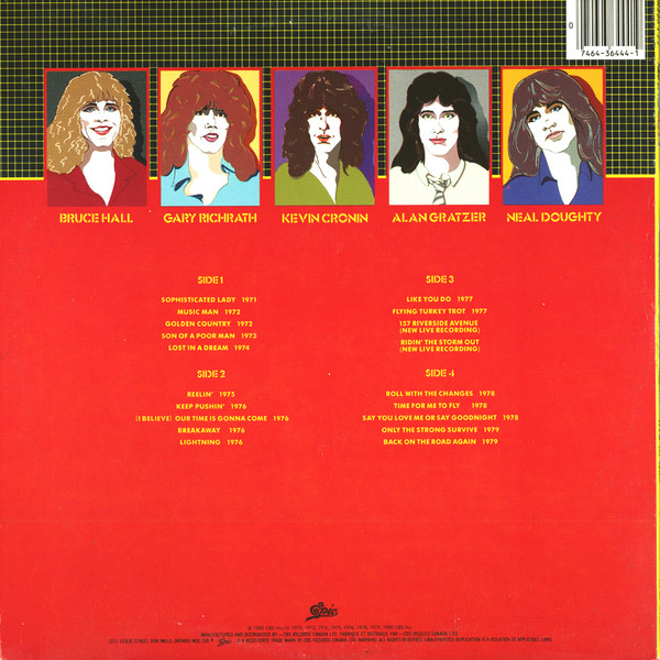 REO Speedwagon - A Decade Of Rock And Roll 1970 To 1980 | Epic (KE236444) - 3