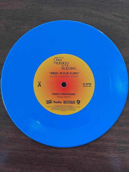 Steve Martin , Siddhartha Khosla - Angel In Flip-Flops (7" - Limited Edition - Blue Vinyl) [Vinyl] | Mondo (MOND-289) - 5