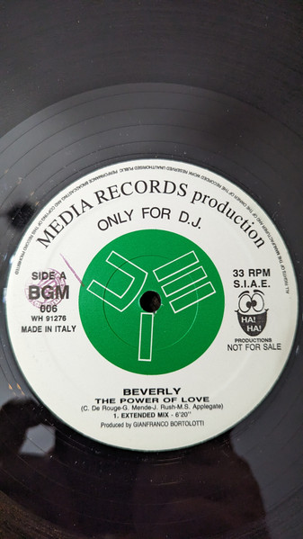 Beverly - The Power Of Love | Ha! Ha! Productions (BGM 006) - main Beverly - The Power Of Love | Ha! Ha! Productions (BGM 006) - main