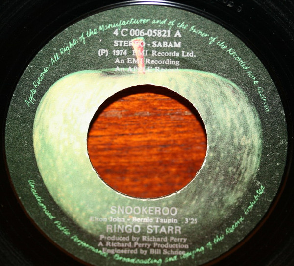 Ringo Starr - Snookeroo | Apple Records (4 C 006-05821) - 3
