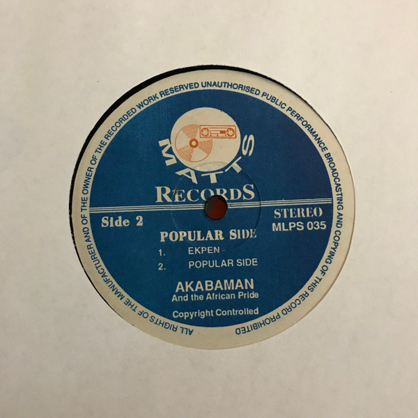 Akabaman And The African Pride - Ekpen | Matts Records (MLPS 035) - 4