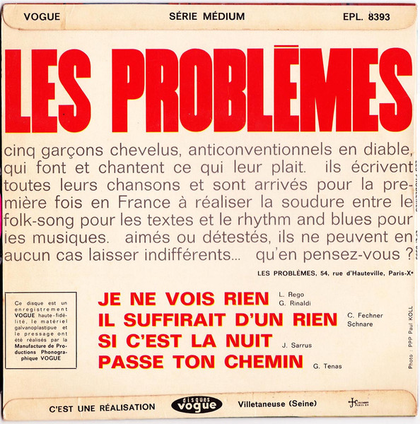 Je Ne Vois Rien