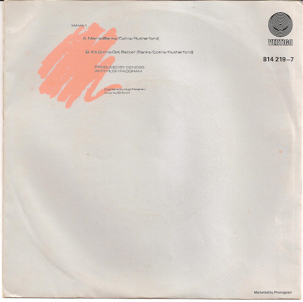 Genesis - Mama | Vertigo (814 219-7) - 2