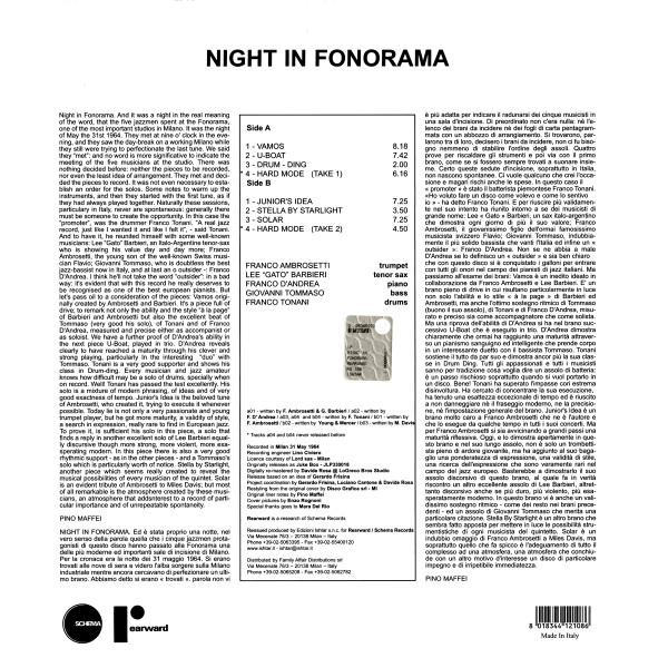 Franco Tonani - Night In Fonorama | Rearward (RW108 LP) - 2 Franco Tonani - Night In Fonorama | Rearward (RW108 LP) - 2