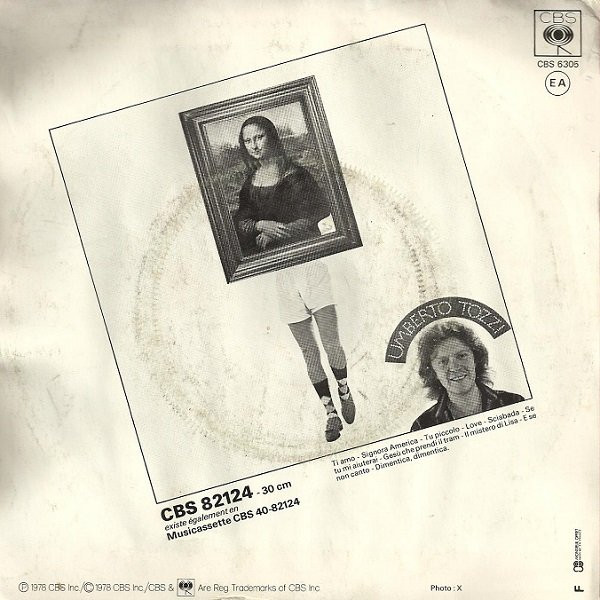 Umberto Tozzi - Tu | CBS (CBS 6305) - 2