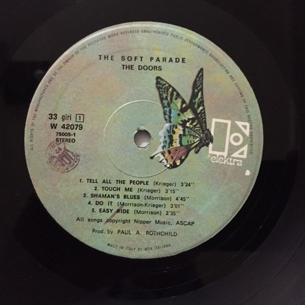 The Doors - The Soft Parade | Elektra (W 42079) - 4