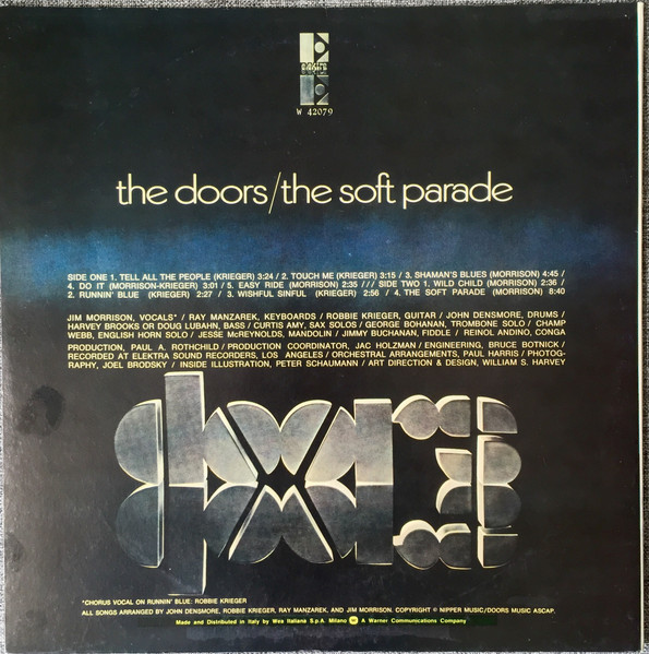 The Doors - The Soft Parade | Elektra (W 42079) - 2