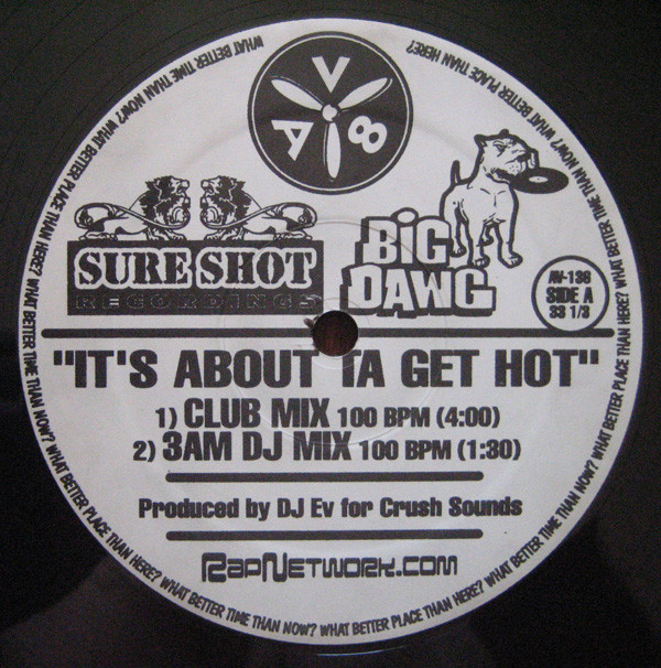 DJ EV - It's About Ta Get Hot | AV8 Records (AV-136)