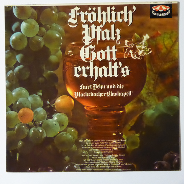 Kurt Dehn Und Die Mackebacher Blaskapell - Fröhlich' Pfalz, Gott Erhalt's | Karussell (635 054) - 2 Kurt Dehn Und Die Mackebacher Blaskapell - Fröhlich' Pfalz, Gott Erhalt's | Karussell (635 054) - 2