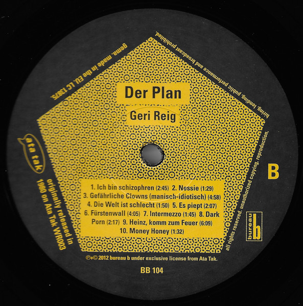 Der Plan - Geri Reig | Bureau B (BB104) - 4 Der Plan - Geri Reig | Bureau B (BB104) - 4