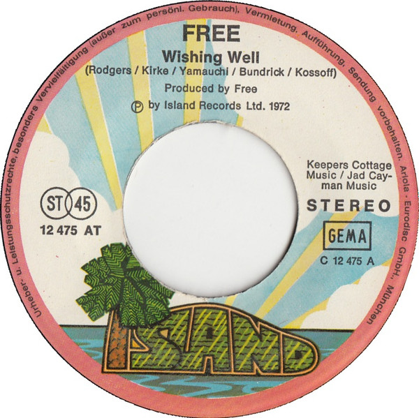 Free - Wishing Well | Island Records (12 475 AT) - 2