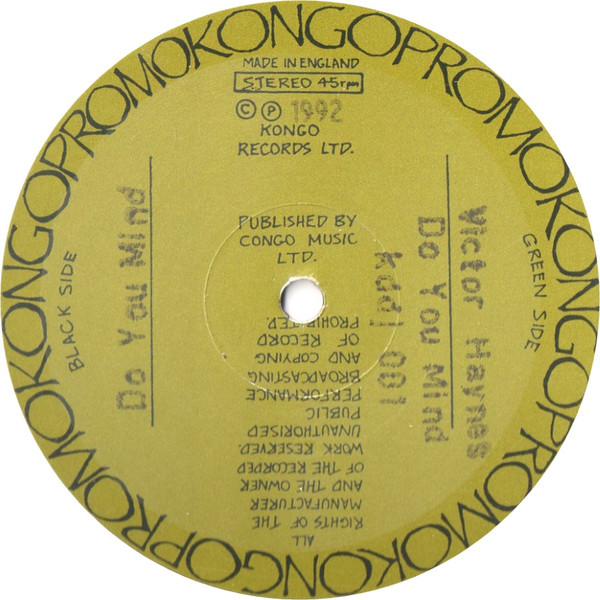 Victor Haynes - Do You Mind | Kongo Dance (KD DJ1) - main