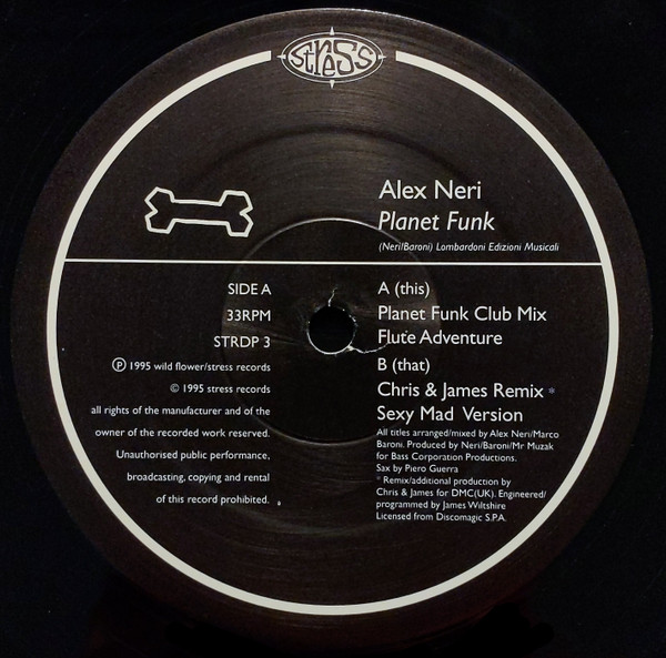 Alex Neri - Planet Funk | Stress Records (STRDP 3) - 3 Alex Neri - Planet Funk | Stress Records (STRDP 3) - 3