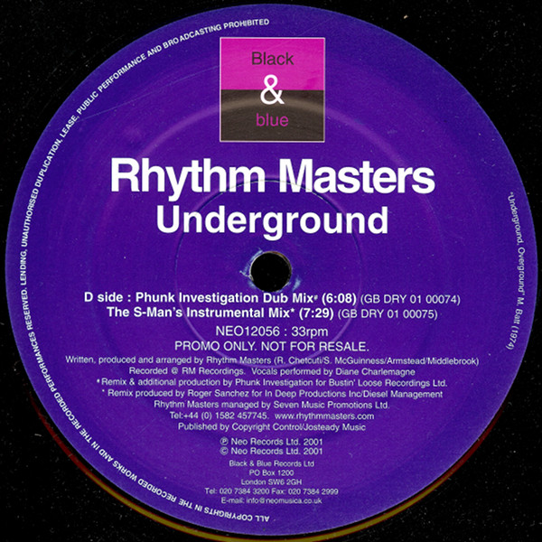 Rhythm Masters - Underground | Neo (NEO12056) - 2 Rhythm Masters - Underground | Neo (NEO12056) - 2