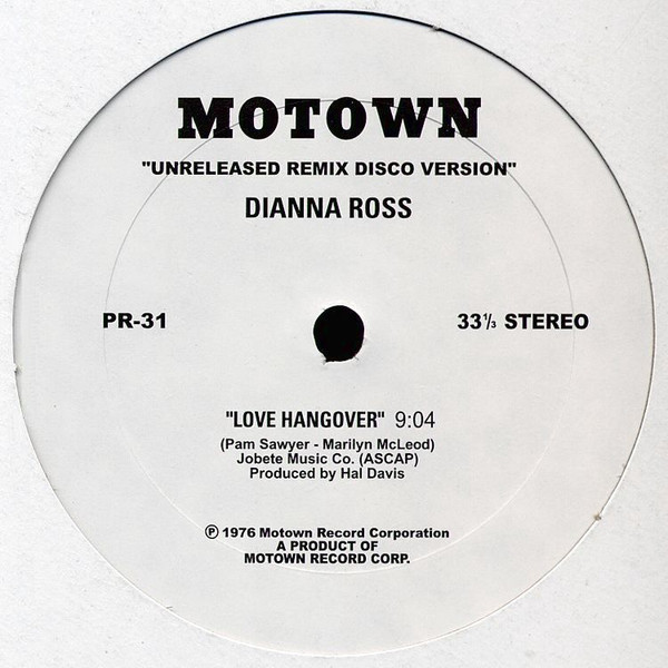 Eddie Kendricks / Diana Ross - Date With The Rain (Unreleased Remix Disco Version) / Love Hangover (Special Remix Disco Version) | Motown (PR-31) - main