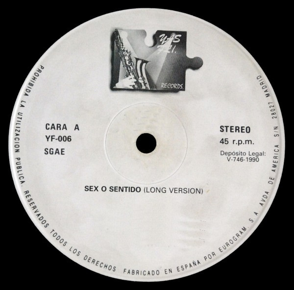 Bravo & Dj's - Sex O Sentido | Yas Fli. Records (YF-006) - 3