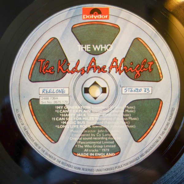 The Who - The Kids Are Alright | Polydor (2675 179) - 2 The Who - The Kids Are Alright | Polydor (2675 179) - 2
