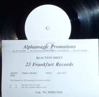 Terratropin - Get Out | 23 Frankfurt (DMD 23030) - 2