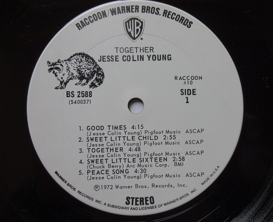 Jesse Colin Young - Together | Warner Bros. Records (BS 2588) - 3 Jesse Colin Young - Together | Warner Bros. Records (BS 2588) - 3