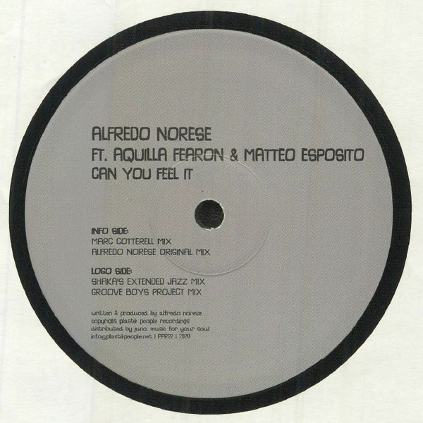 Alfredo Norese Ft. Aquilla Fearon & Matteo Esposito - Can You Feel it | Plastik People Recordings (PPR22) - main Alfredo Norese Ft. Aquilla Fearon & Matteo Esposito - Can You Feel it | Plastik People Recordings (PPR22) - main