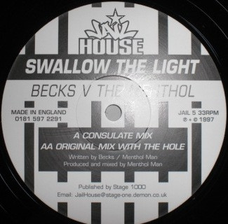 Becks V Menthol Man - Swallow The Light | Jail House (JAIL 5) - main Becks V Menthol Man - Swallow The Light | Jail House (JAIL 5) - main